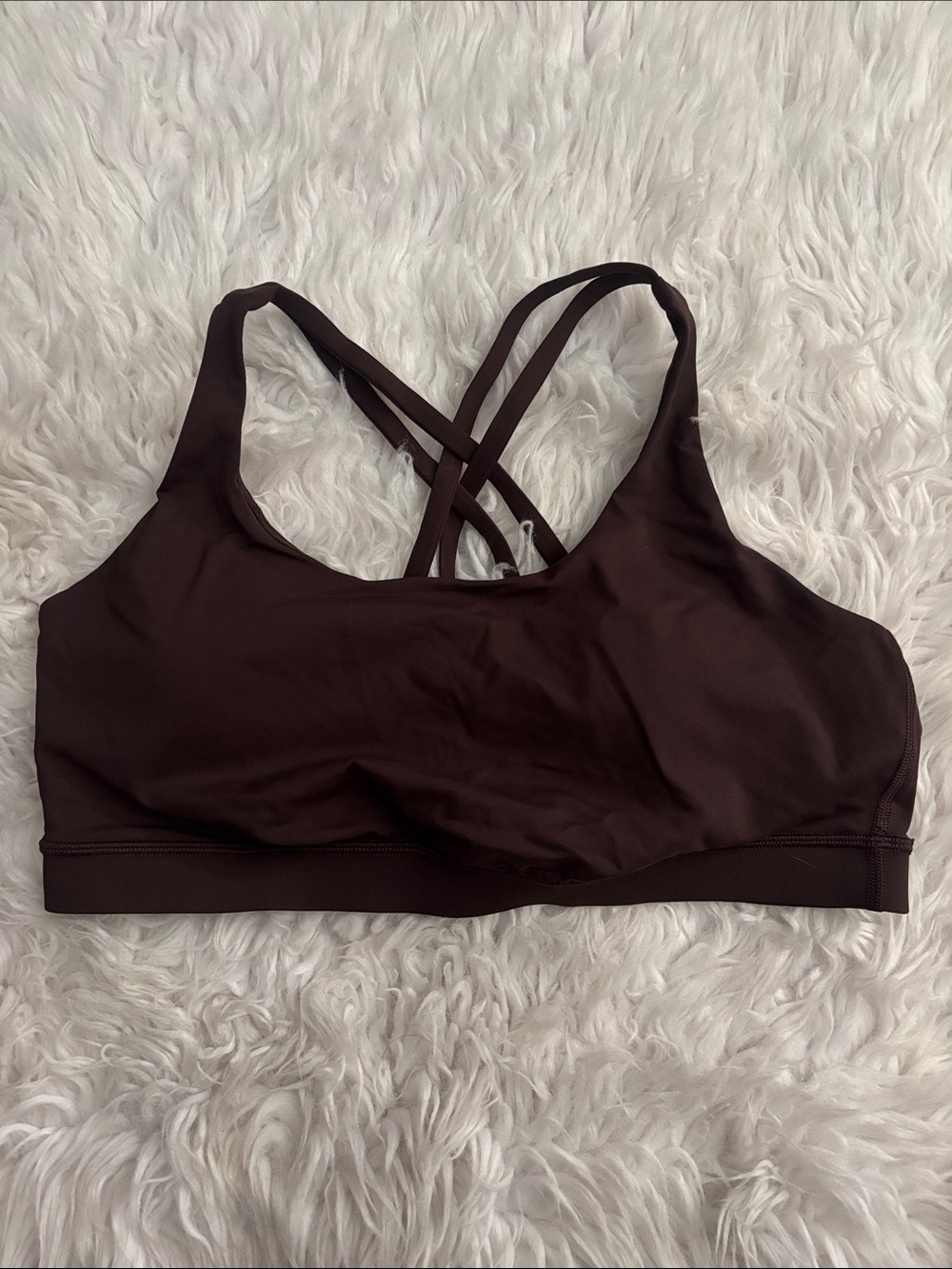 Lululemon Energy Bra, Espresso, Size 14